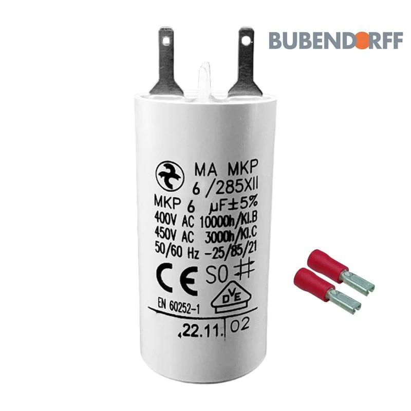 Condensateur 6 µF pour moteurs Bubendorff