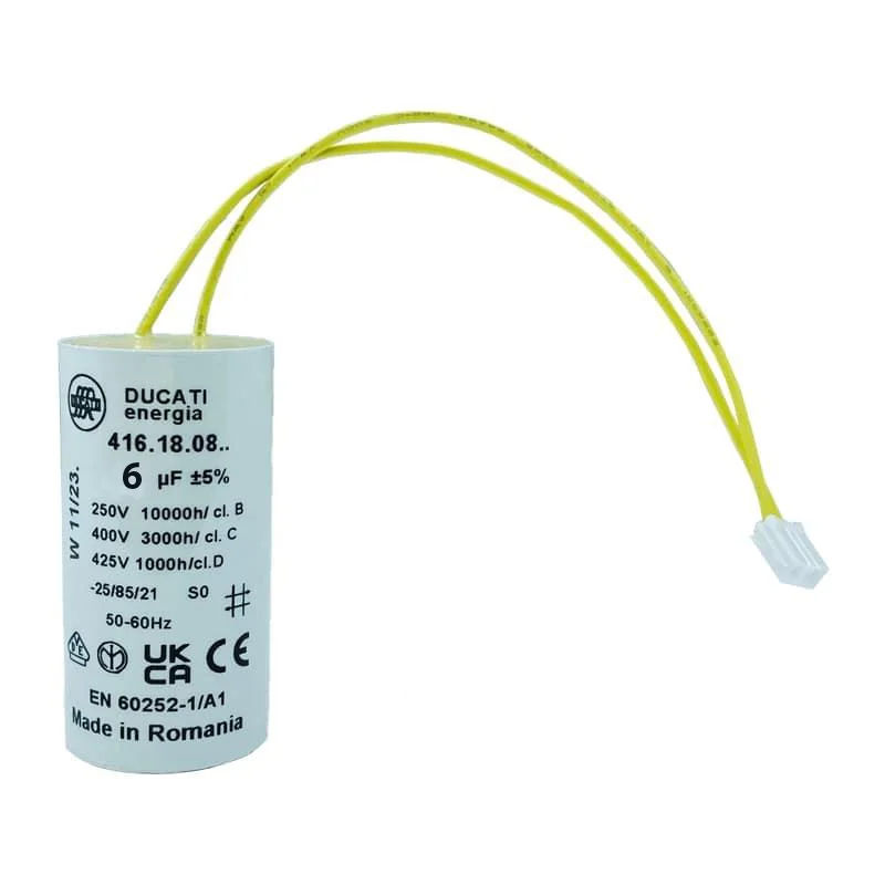 Condensateur 6uf pour moteur de volet roulant bubendorff