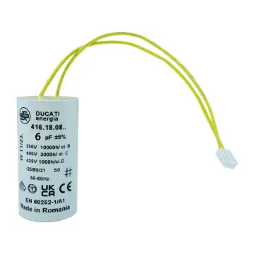 Condensateur 6uf pour moteur de volet roulant bubendorff